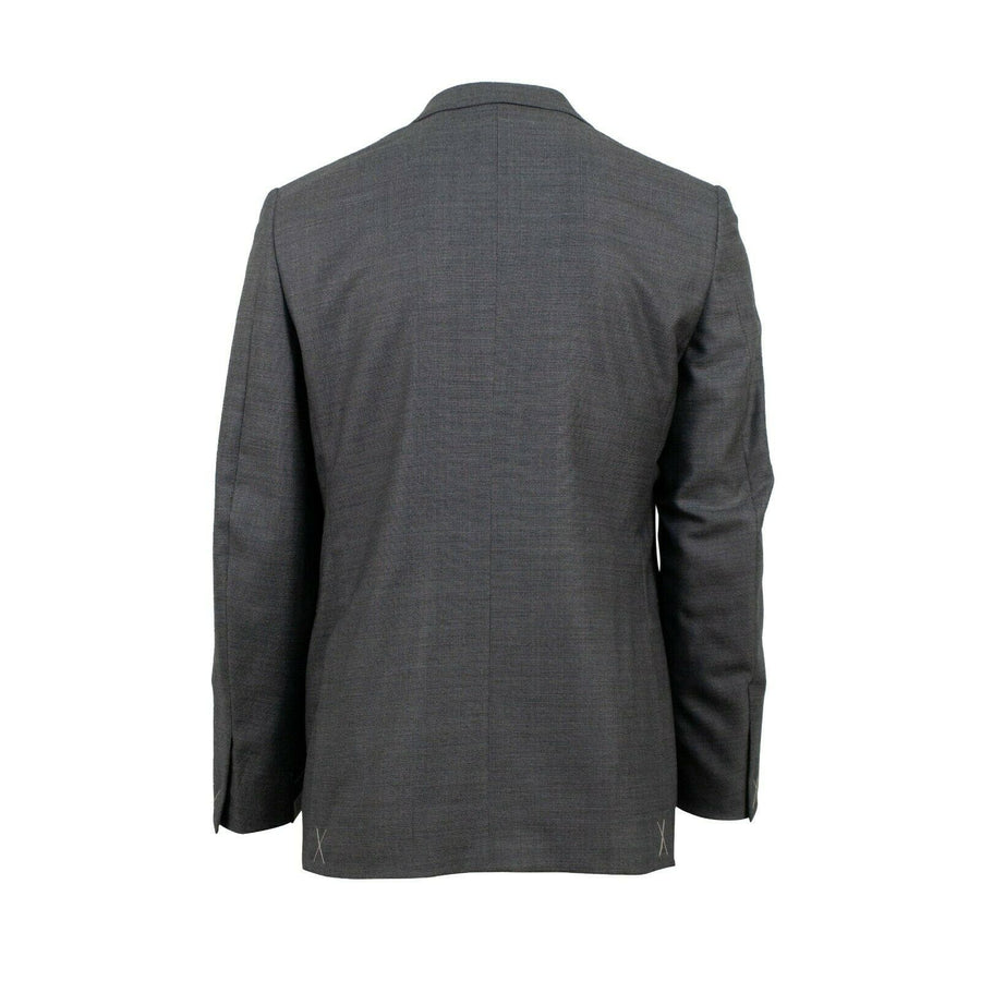 Wool Blend Two Button Suit - Gray