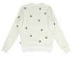 Dior X Kaws Bees Crew Neck Pullover Sweater - Off White