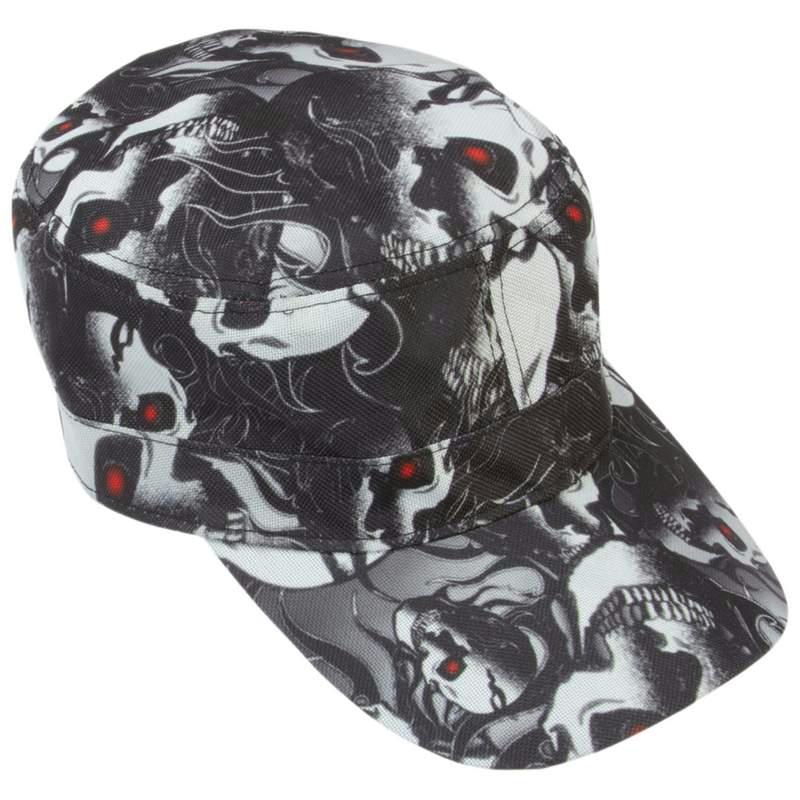 Casual Outfitters Red Eye Skull Design Cap