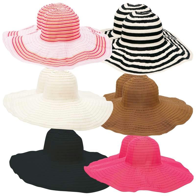 Casual Outfitters 12pc Assorted Ladies' Floppy Sun Hat Set