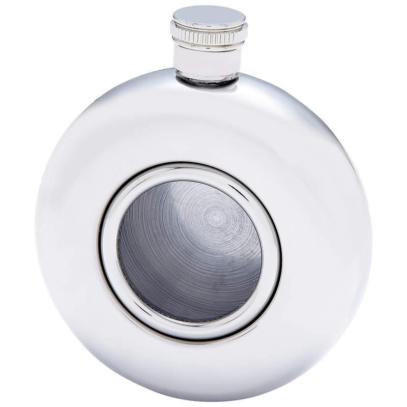 Maxam¬Æ 5oz Round Stainless Steel Flask