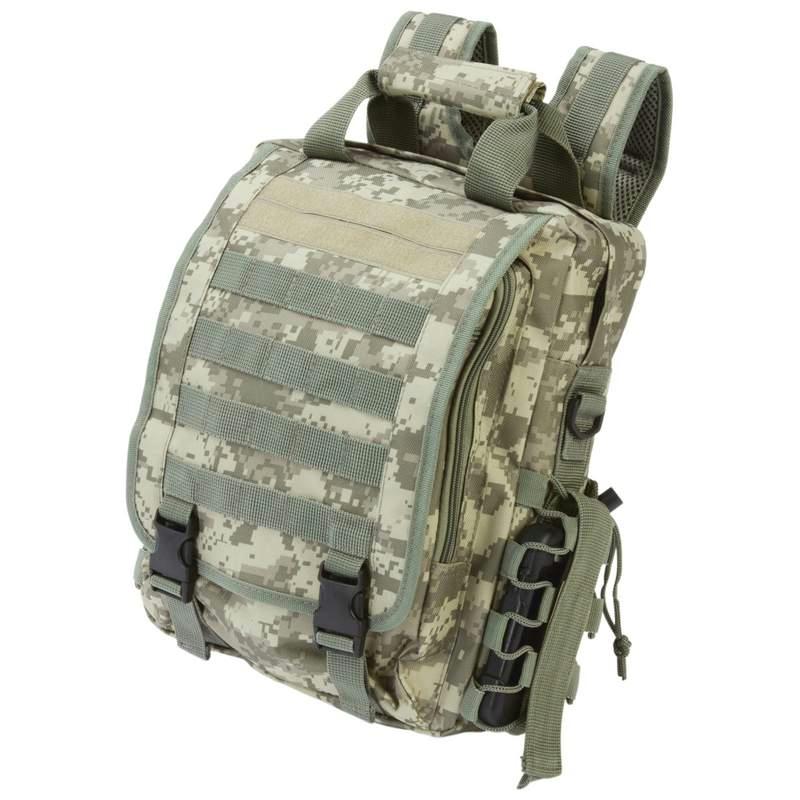 Extreme Pak Digital Camo Water-Resistant Heavy-Duty Tactical Backpack