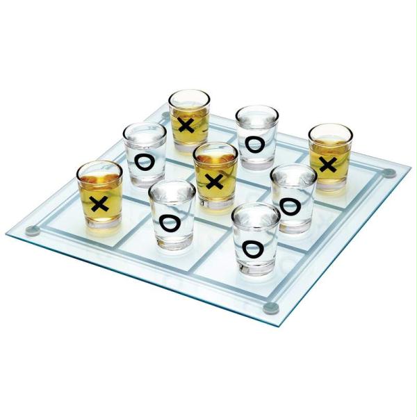 Maxam Shot Glass Tic-Tac-Toe Game