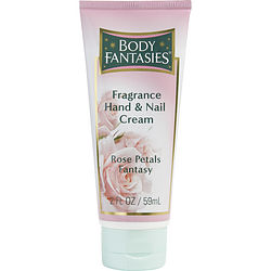 Body Fantasies Rose Petals By Body Fantasies Hand & Nail Cream 2 Oz