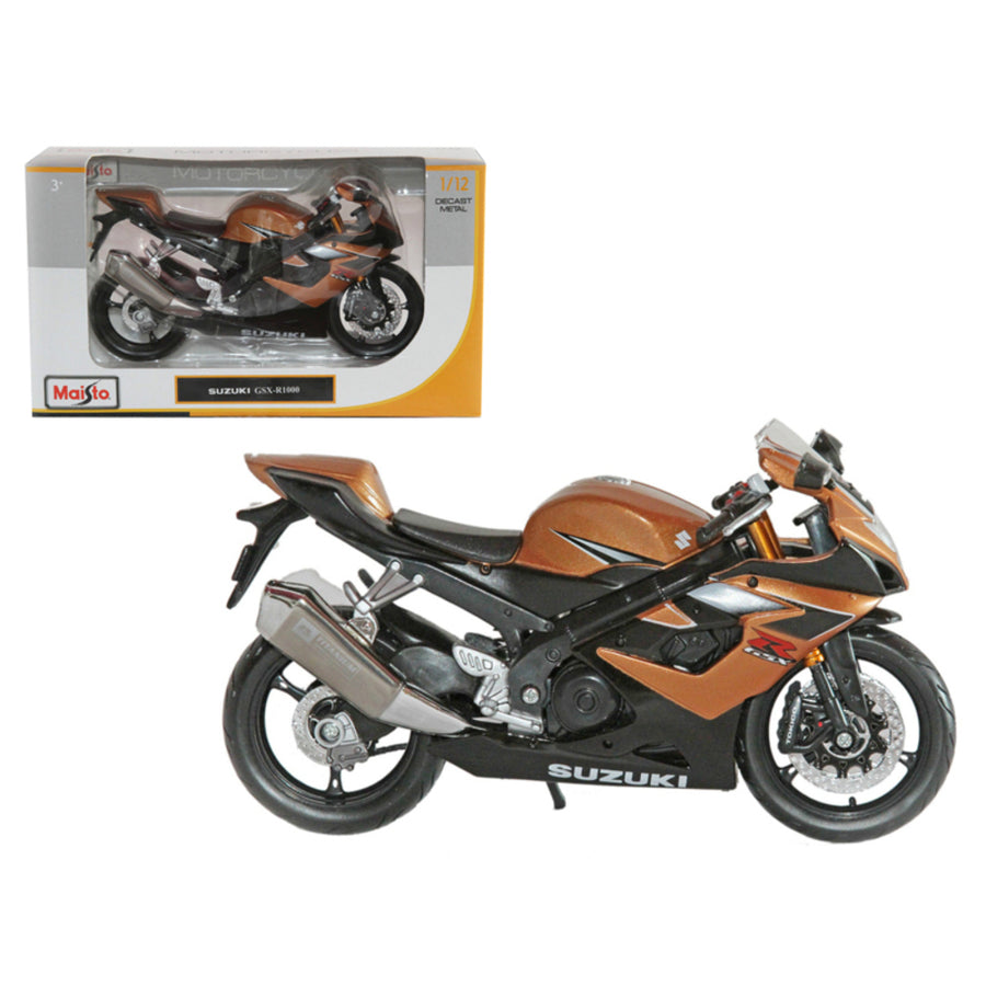 Suzuki Gsx R1000 Bronze Motorcycle 1/12 Diecast Model By Maisto 31106brz