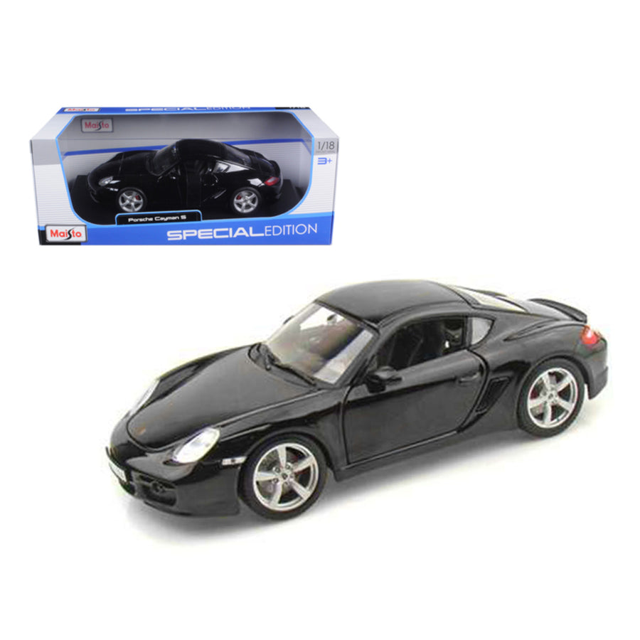 Porsche Cayman S Black 1/18 Diecast Model Car By Maisto 31122bk