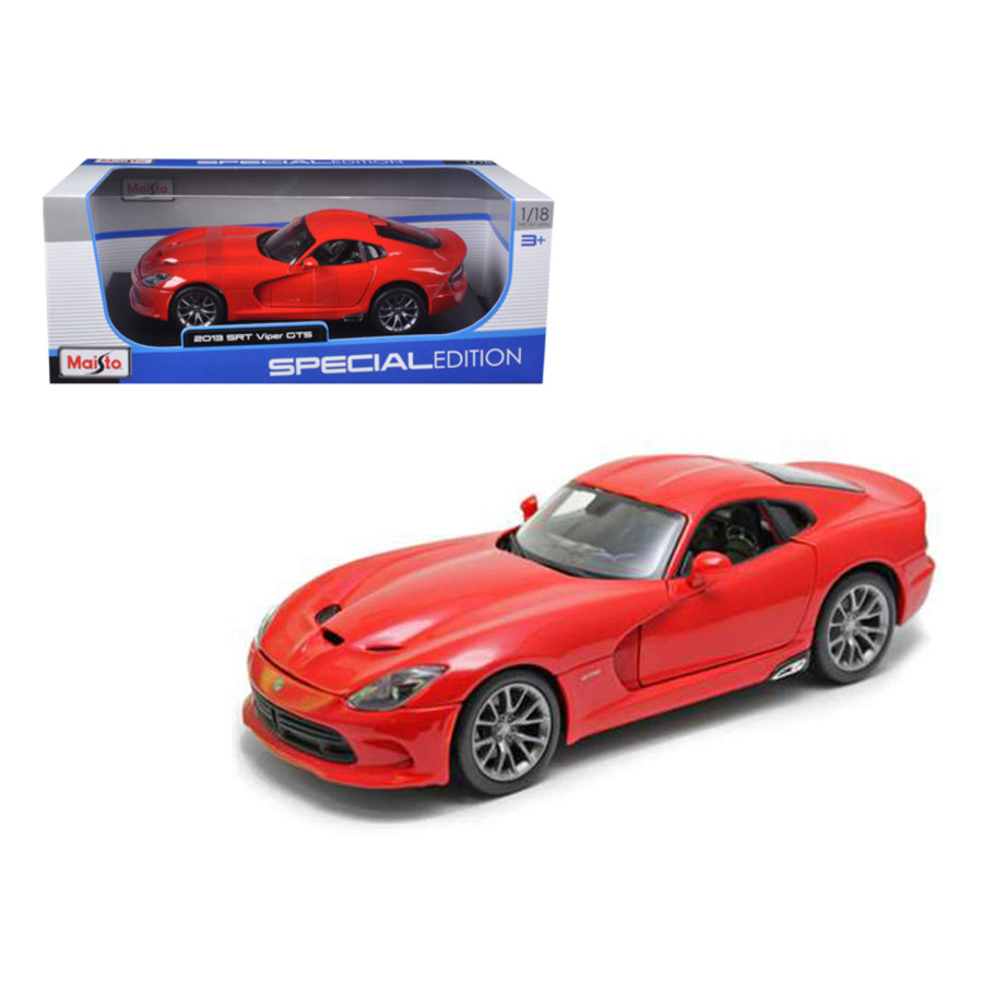 2013 Dodge Viper Gts Srt Red 1/18 Diecast Model Car By Maisto 31128r