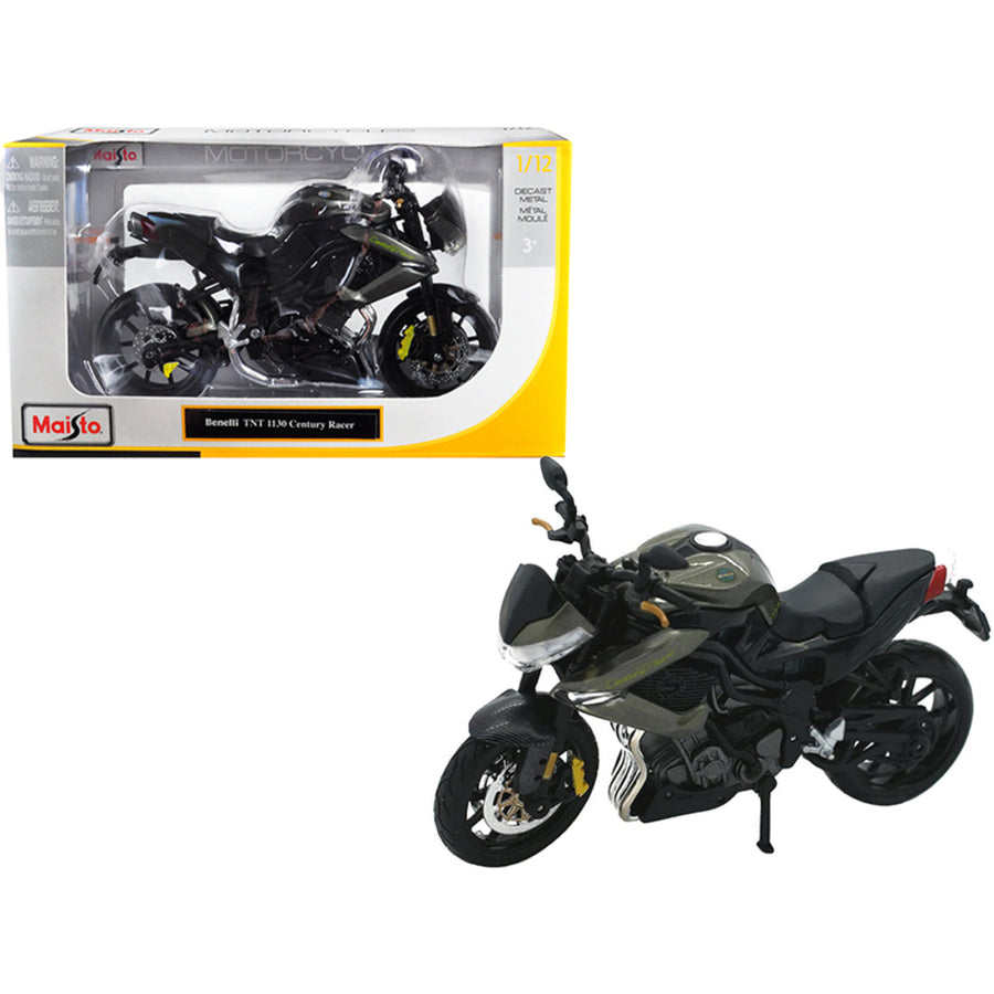 Benelli Tnt 1130 Century Racer Gray 1/12 Diecast Motorcycle Model By Maisto 31179gry