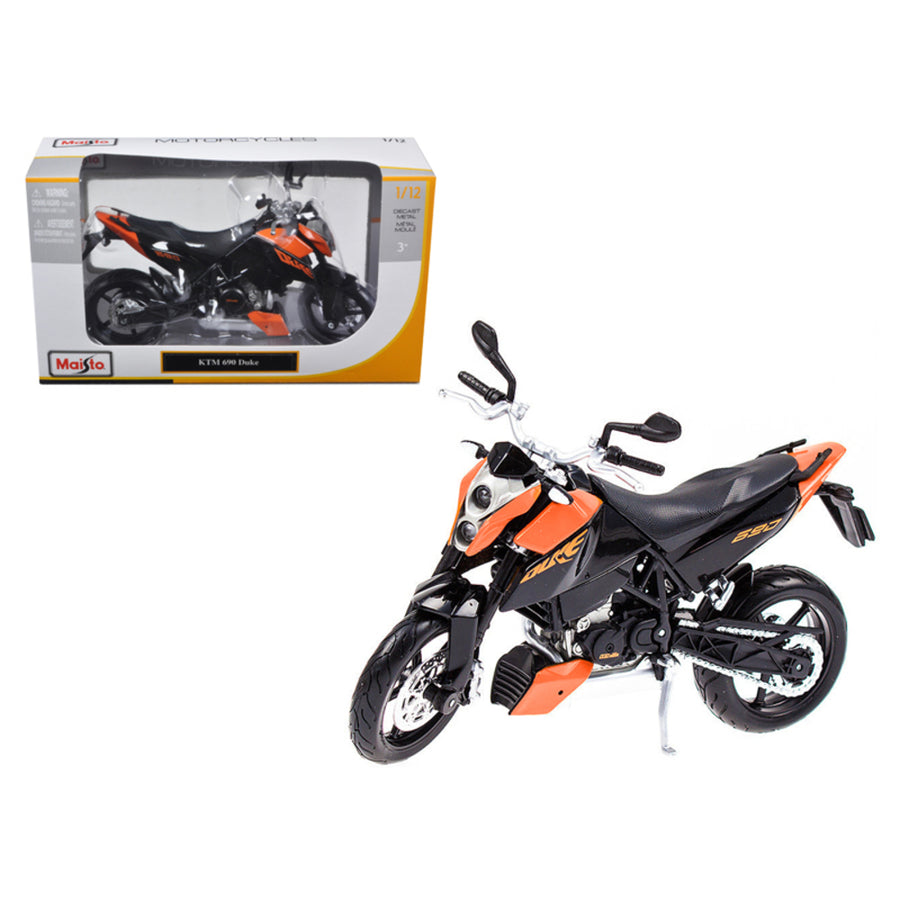 Ktm 690 Duke Orange / Black Motorcycle 1/12 Diecast Model By Maisto 31181or