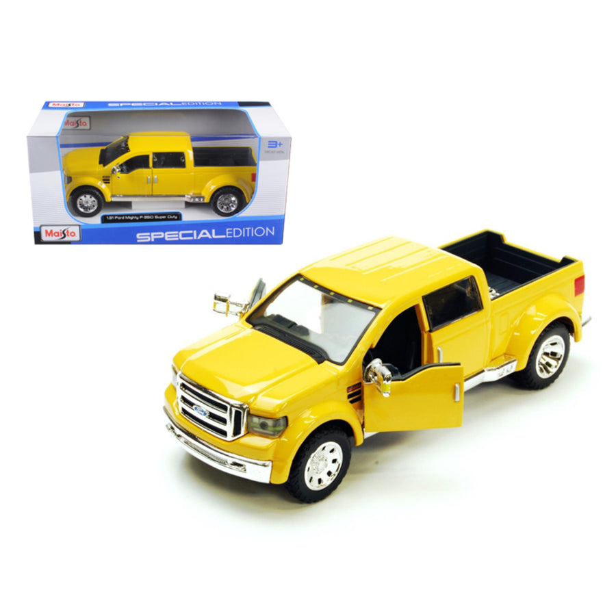 Ford Mighty F-350 Pick Up Truck Yellow 1/31 Diecast Model By Maisto 31213y