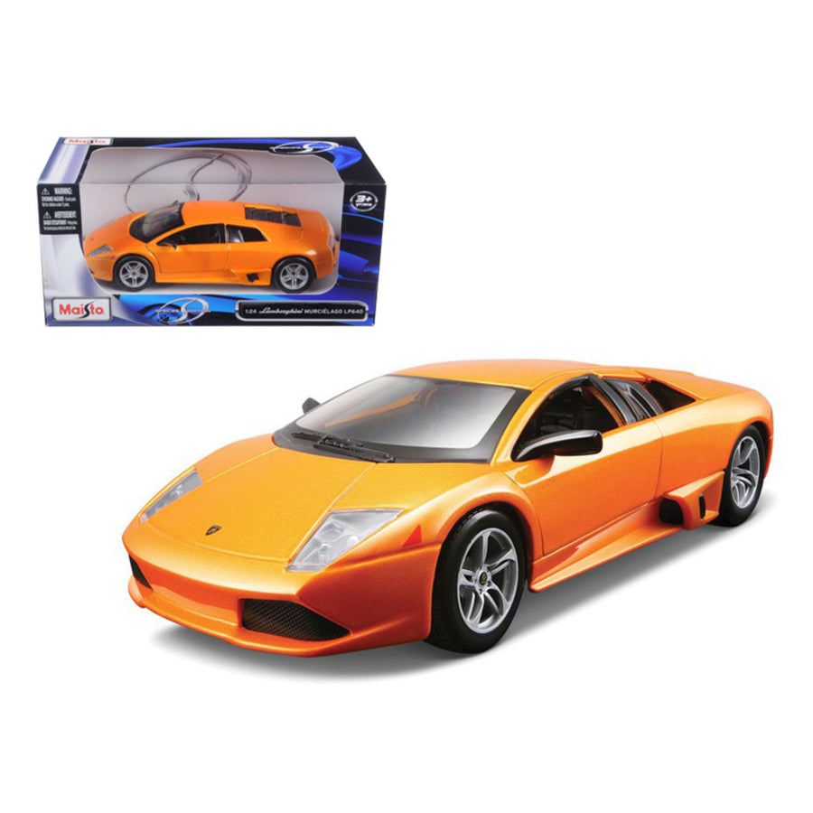 Lamborghini Murcielago Lp640 Orange 1/24 Diecast Model Car By Maisto 31292or