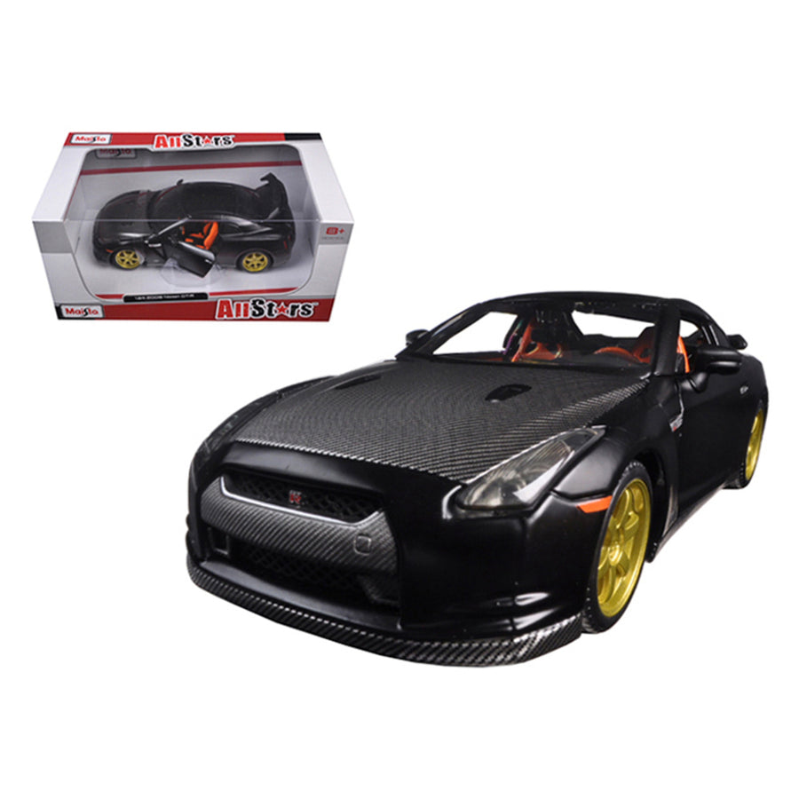 2009 Nissan Gt-r Black Custom 1/24 Diecast Model Car By Maisto 31339blk