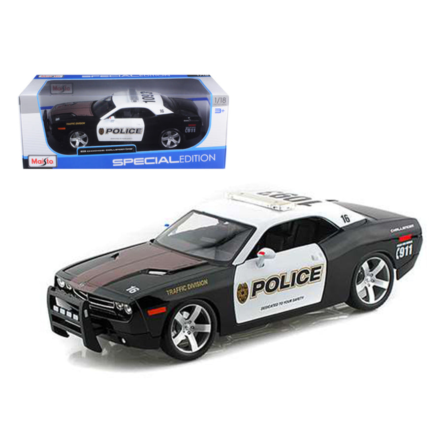 2006 Dodge Challenger Concept Police 1/18 Diecast Model Car By Maisto 31365