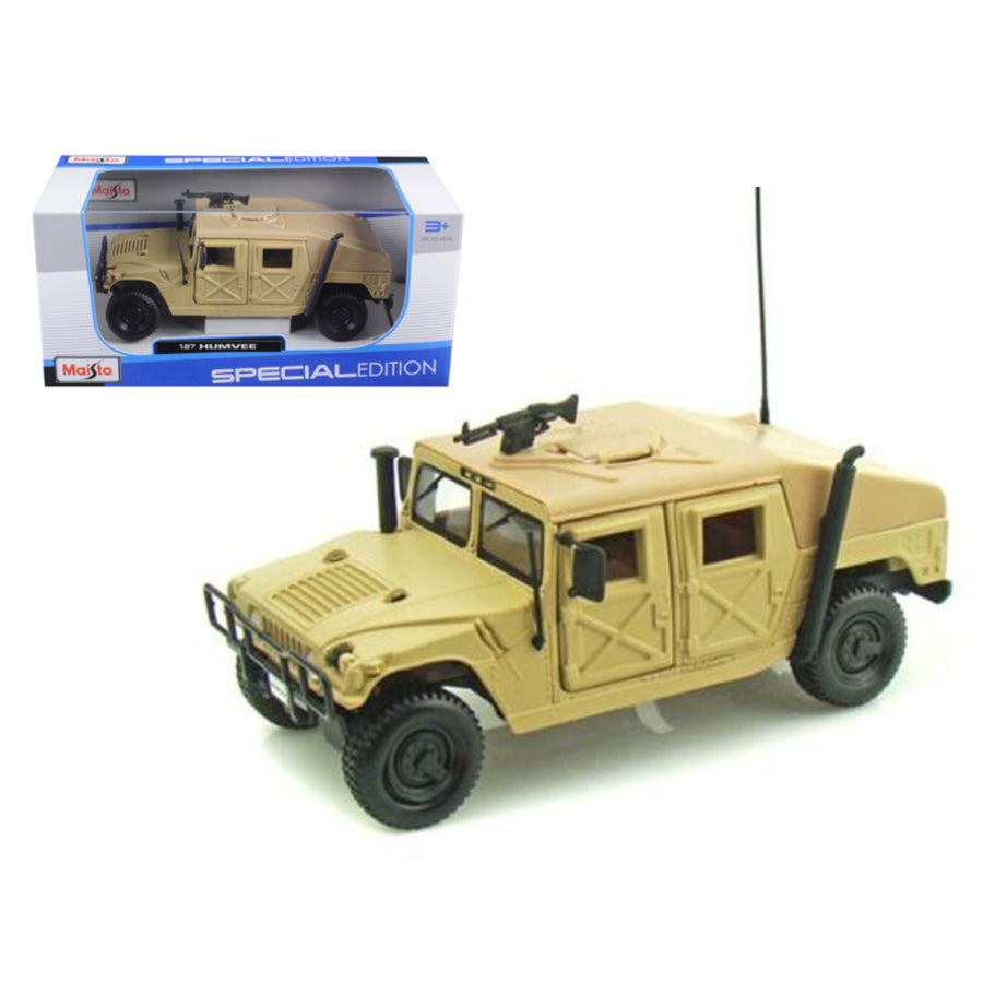 Humvee Military Sand 1/27 Diecast Model Car By Maisto 31974snd