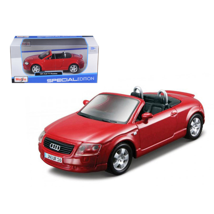 Audi Tt Roadster Red 1/24 Diecast Car Model By Maisto 31978r