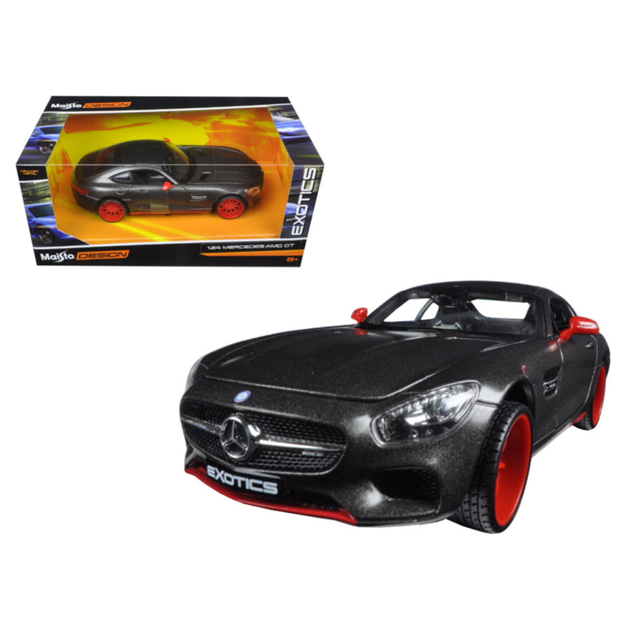 Mercedes Amg Gt Black Exotics 1/24 Diecast Model Car By Maisto 32505bk