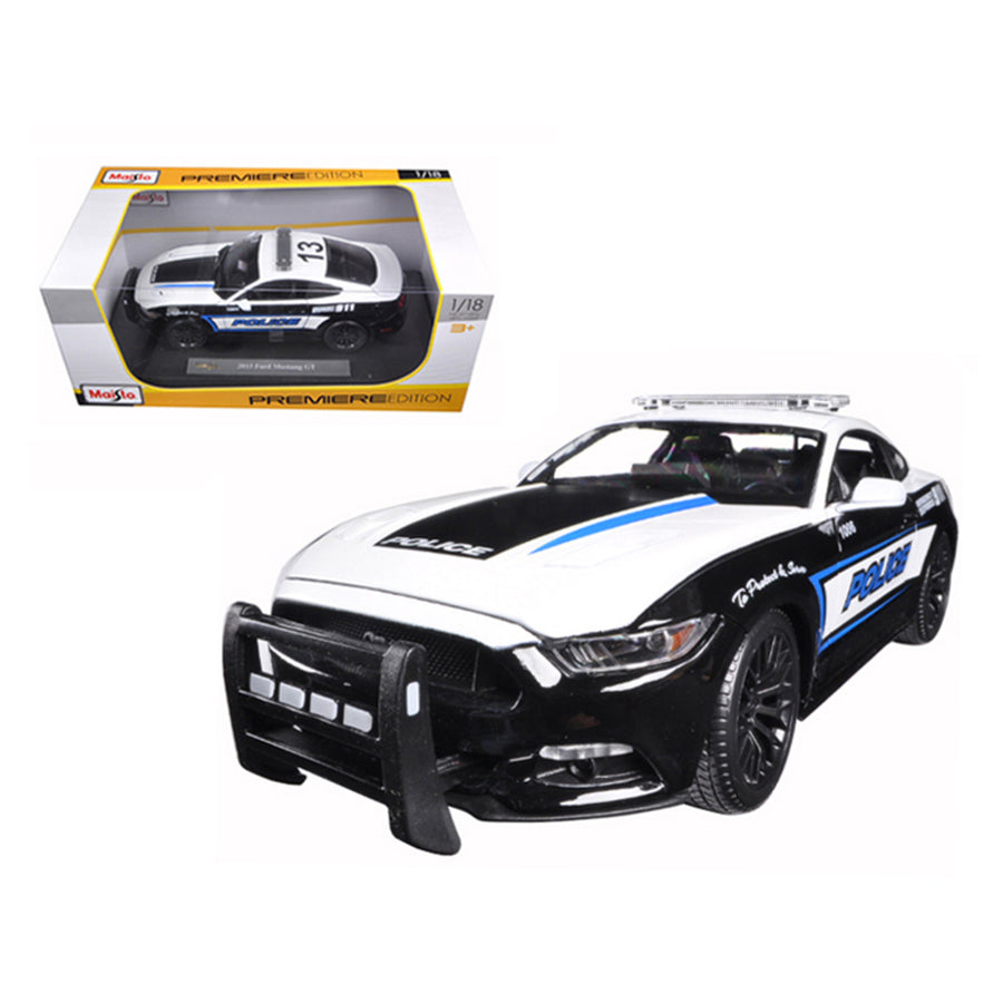 2015 Ford Mustang Gt 5.0 Police 1/18 Diecast Model Car By Maisto 36203