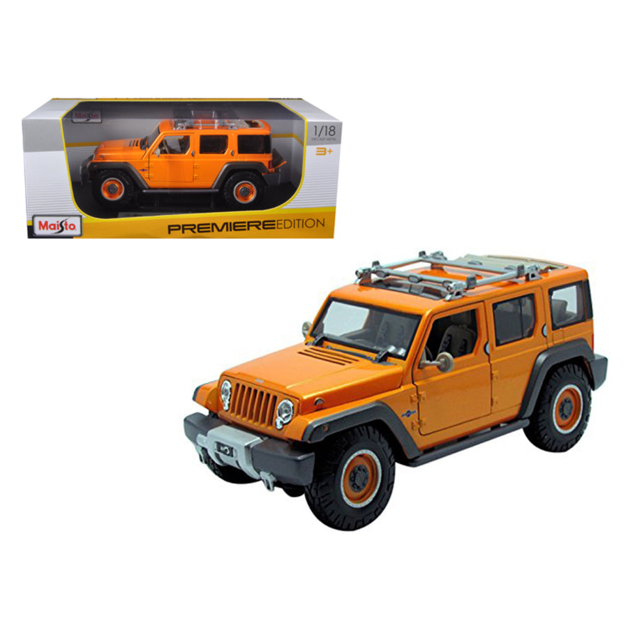 Jeep Rescue Concept Orange 1/18 Diecast Model Car By Maisto 36699or