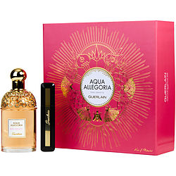 Aqua Allegoria Pera Granita By Guerlain Edt Spray 4.2 Oz & Maxi Lash So Volume Mascara # 01 Noir .28 Oz