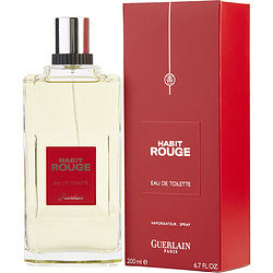 Habit Rouge By Guerlain Edt Spray 6.7 Oz