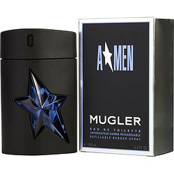 Angel By Thierry Mugler Edt Spray Rubber Bottle Refillable 3.4 Oz