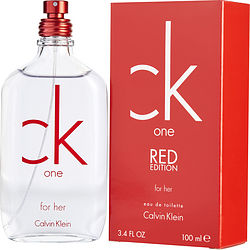 Ck One Red Edition By Calvin Klein Edt Spray 3.4 Oz (limited Edition)