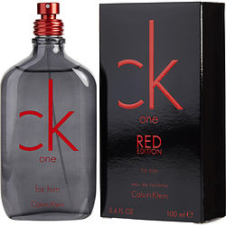 Ck One Red Edition By Calvin Klein Edt Spray 3.4 Oz (limited Edition)