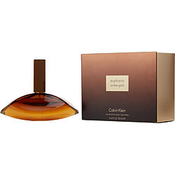 Euphoria Amber Gold By Calvin Klein Eau De Parfum Spray 3.4 Oz