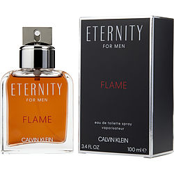 Eternity Flame By Calvin Klein Edt Spray 3.4 Oz