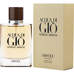 Acqua Di Gio Absolu By Giorgio Armani Eau De Parfum Spray 2.5 Oz