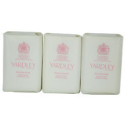 Yardley By Yardley English Rose Luxury Soaps 3 X 3.5 Oz Each (new Packaging)