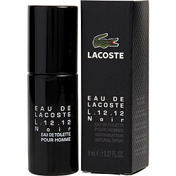 Lacoste Eau De Lacoste L.12.12 Noir By Lacoste Edt Spray .27 Oz Mini