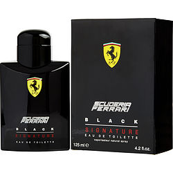 Ferrari Scuderia Black Signature By Ferrari Edt Spray 4.2 Oz