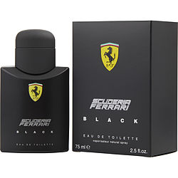 Ferrari Scuderia Black By Ferrari Edt Spray 2.5 Oz