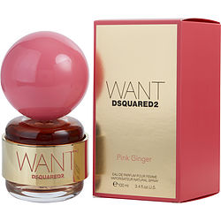 Dsquared2 Want Pink Ginger By Dsquared2 Eau De Parfum Spray 3.4 Oz