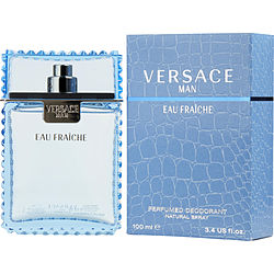 Versace Man Eau Fraiche By Gianni Versace Deodorant Spray 3.4 Oz