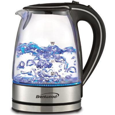 Borosilicate Glass Kettle Blk