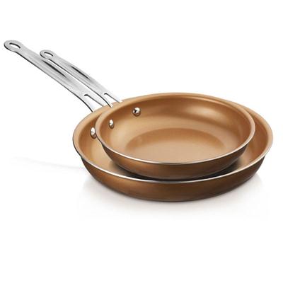 Induction Copper Fry Pan Set