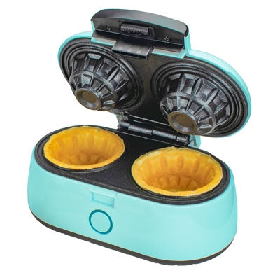 Waffle Bowl Maker 2 Blue