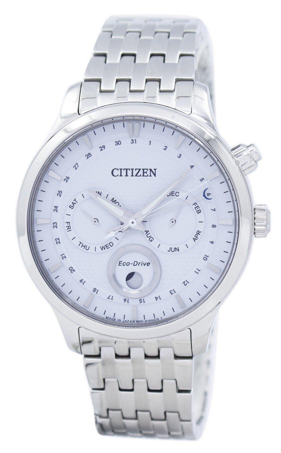 Citizen Eco-drive Moon Phase Japan Made Ap1050-56a Men's Watch