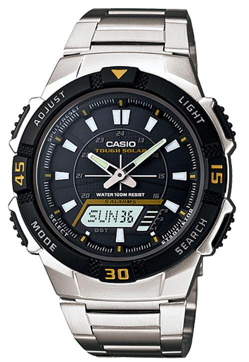 Casio Analog Digital Tough Solar Aq-s800wd-1evdf Aq-s800wd-1ev Men's Watch