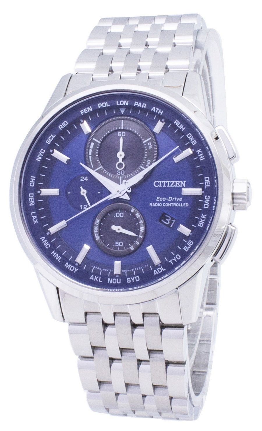 Citizen Eco-drive At8110-61l Radio Controlled Chronograph Men's Watch