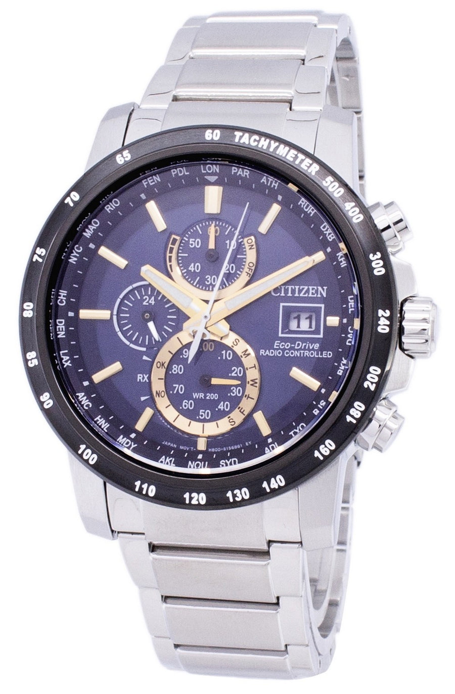 Citizen Eco-drive Radio Controlled Chronograph At8124-83m Men's Watch