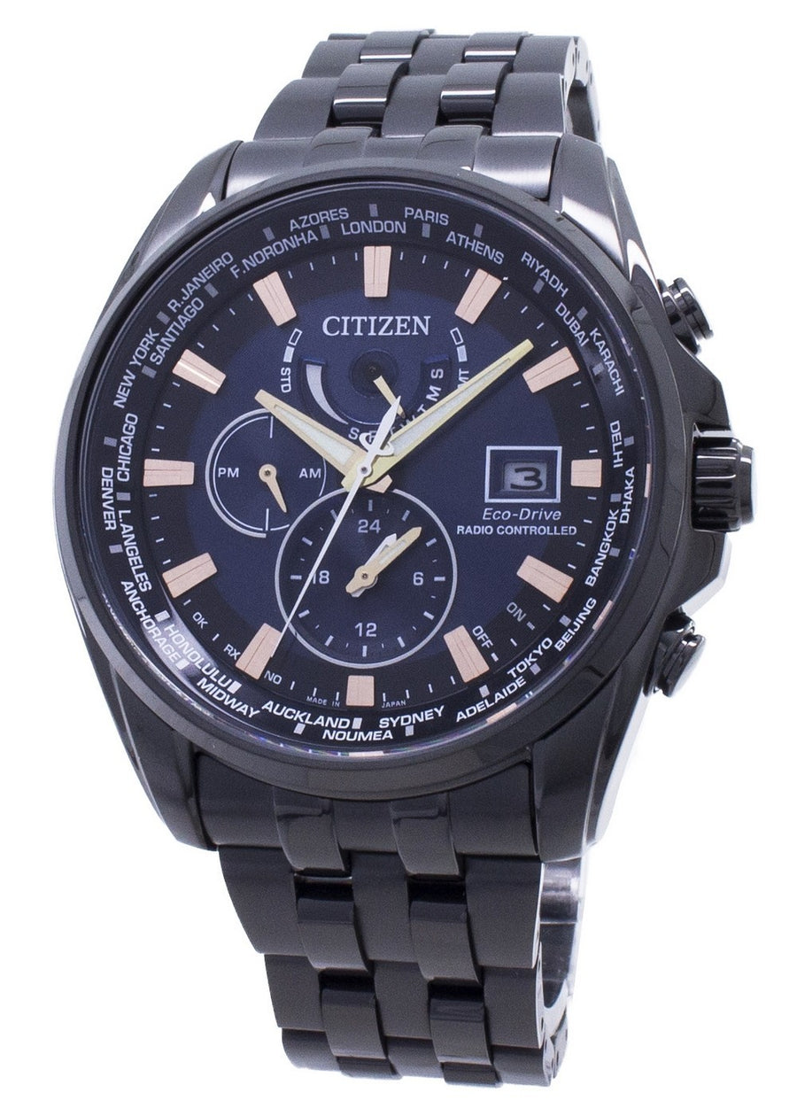 Citizen Eco-drive Global Radio-controlled At9039-51l Japan Made 200m Men's Watch