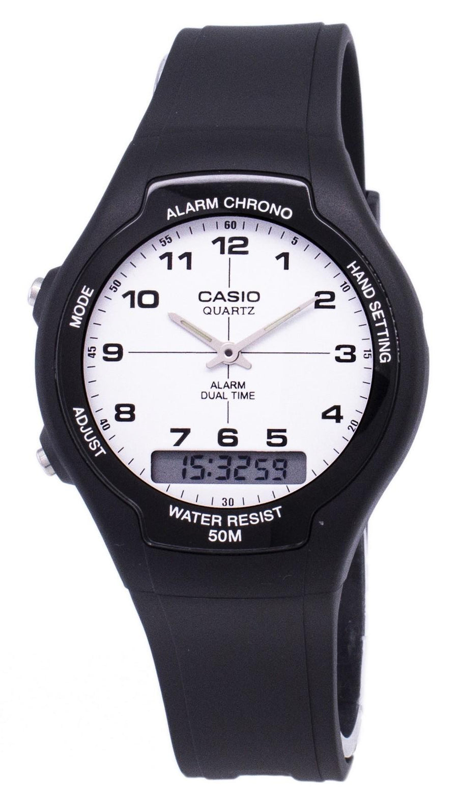 Casio Analog Digital Dual Time Aw-90h-7bvdf Aw90h-7bvdf Men's Watch