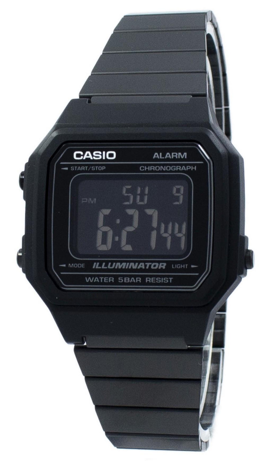 Casio Illuminator Chronograph Alarm Digital B650wb-1b Unisex Watch