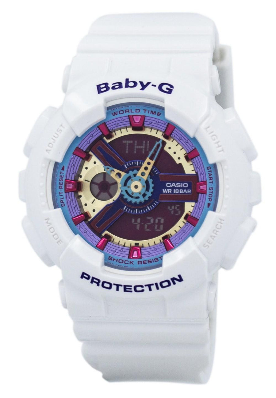 Casio Baby-g Analog Digital Multi-color Dial Ba-112-7a Women's Watch