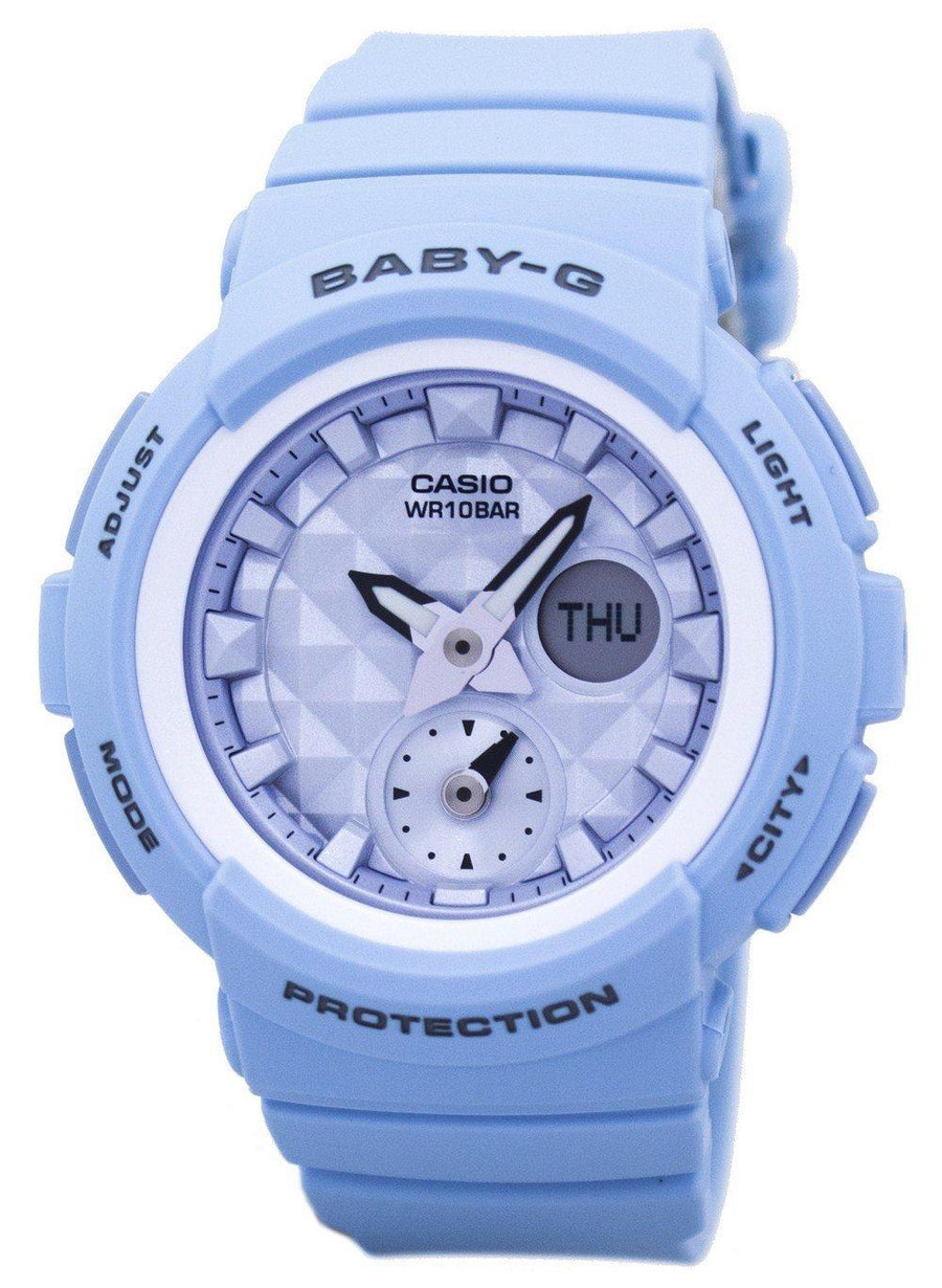 Casio Baby-g Shock Resistant World Time Analog Digital Bga-190be-2a Bga190be-2a Women's Watch