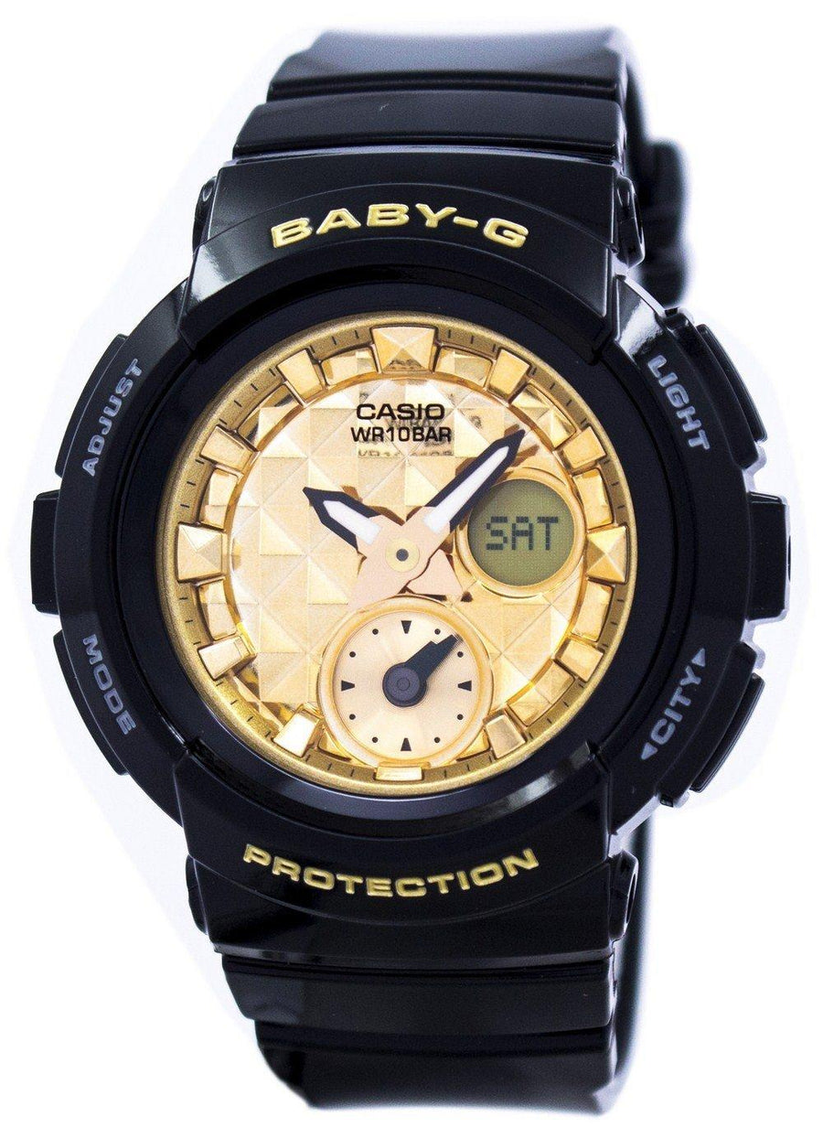 Casio Baby-g Shock Resistant World Time Analog Digital Bga-195m-1a Bga195m-1a Women's Watch