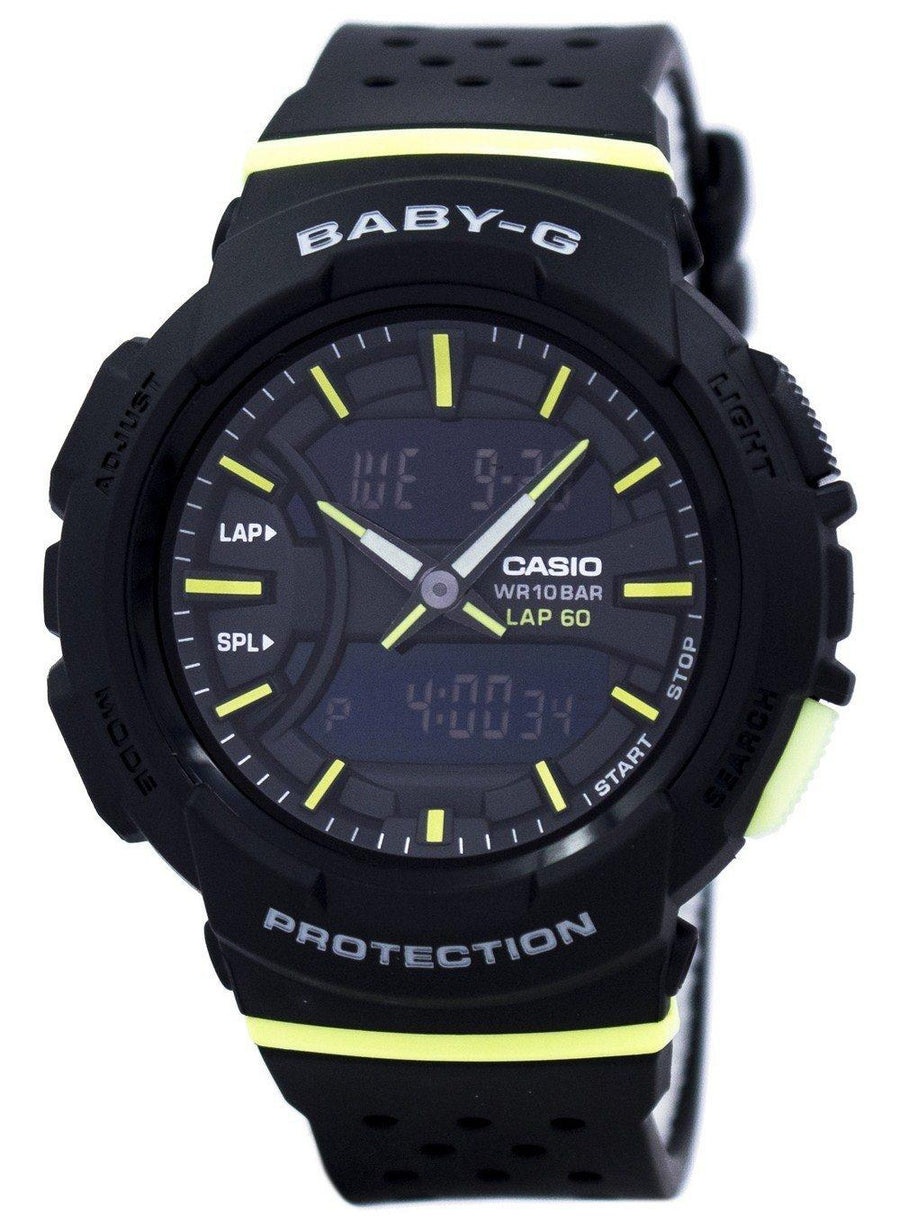 Casio Baby-g Shock Resistant Dual Time Analog Digital Bga-240-1a2 Women's Watch